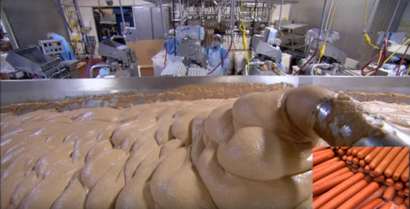 فيديو| لن تتخيل كيف يتم صنع “الهوت دوغ”!